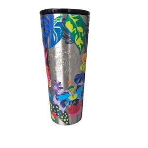 Starbucks Stainless Steel Tropical Plant Tumbler 2023